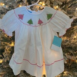ANAVINI Smocked Christmas Dress (NWT)
Size 3M